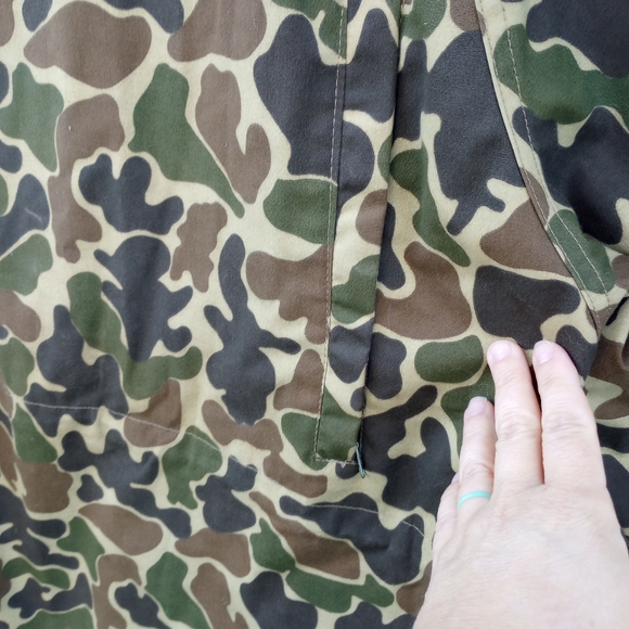 Woolrich Camo jacket long sz XL - Picture 8 of 8